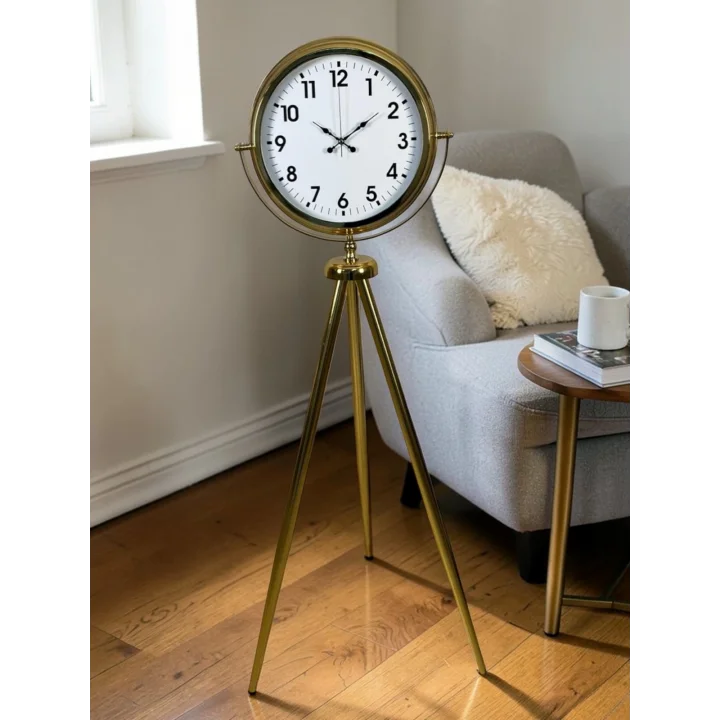 Mey İthalat® Gold Tripod Ayaklı Lüks Saat
