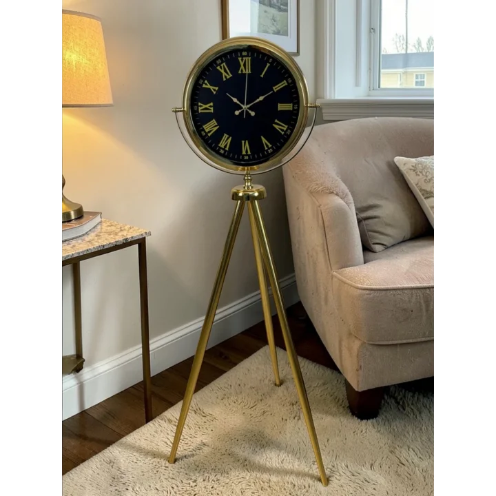 Mey İthalat® Golden Era Tripod Ayaklı Saat