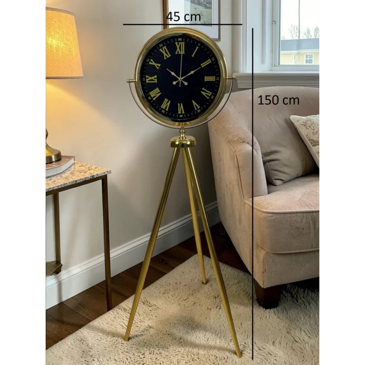 Mey İthalat® Golden Era Tripod Ayaklı Saat