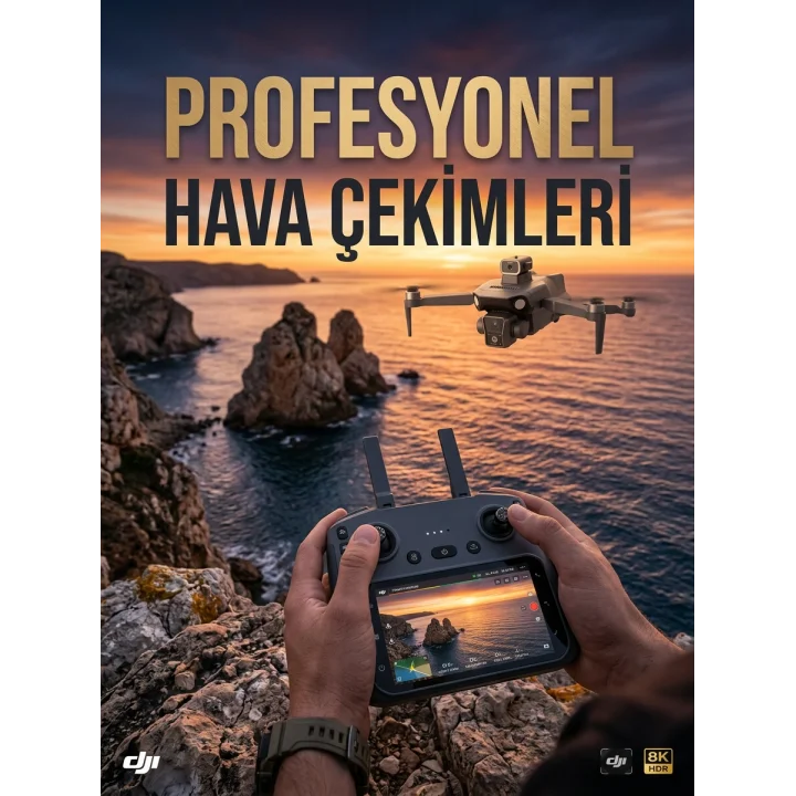 Mey İthalat® GPS Destekli Çift Kameralı Katlanabilir Drone Havadan Fotoğraf ve Video Çekimi