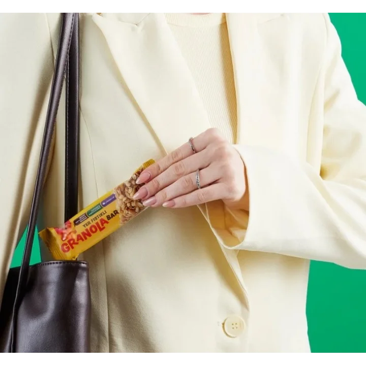Mey İthalat®   Granola Bar 25 Gr Fıstık