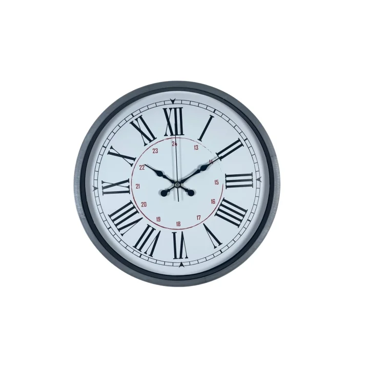 Mey İthalat® Gri Dekoratif 36 Cm Duvar Saati