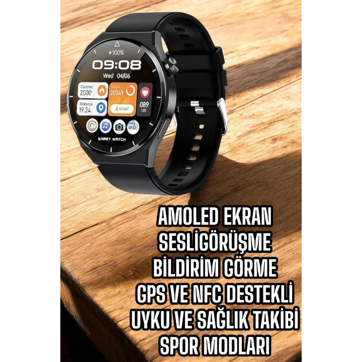 Mey İthalat® GT8 AKILLI SESLİ GÖRÜŞME YAPABİLEN SAAT
