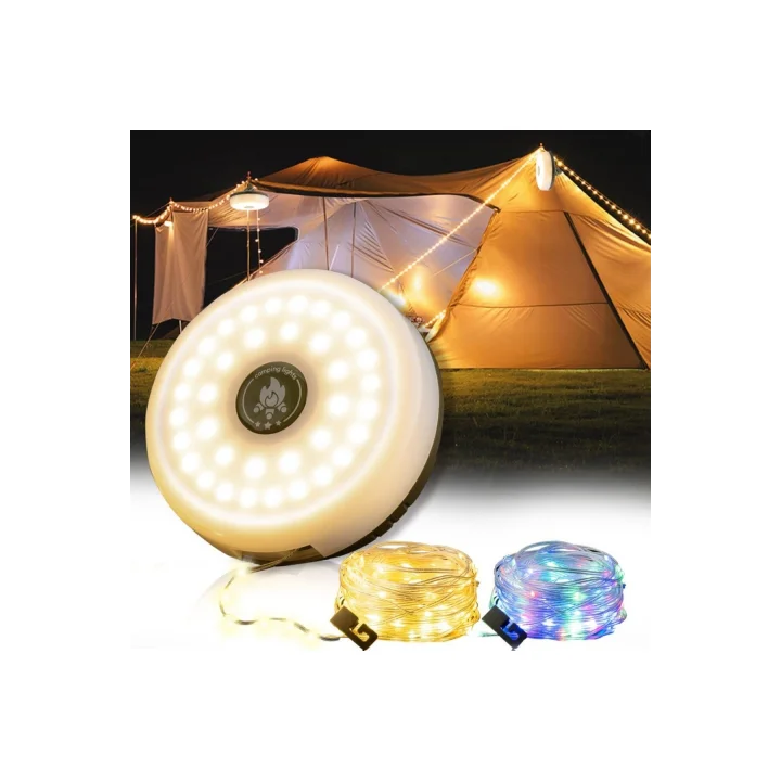 Mey İthalat® Güneş Enerjili Makara LED Kamp ası