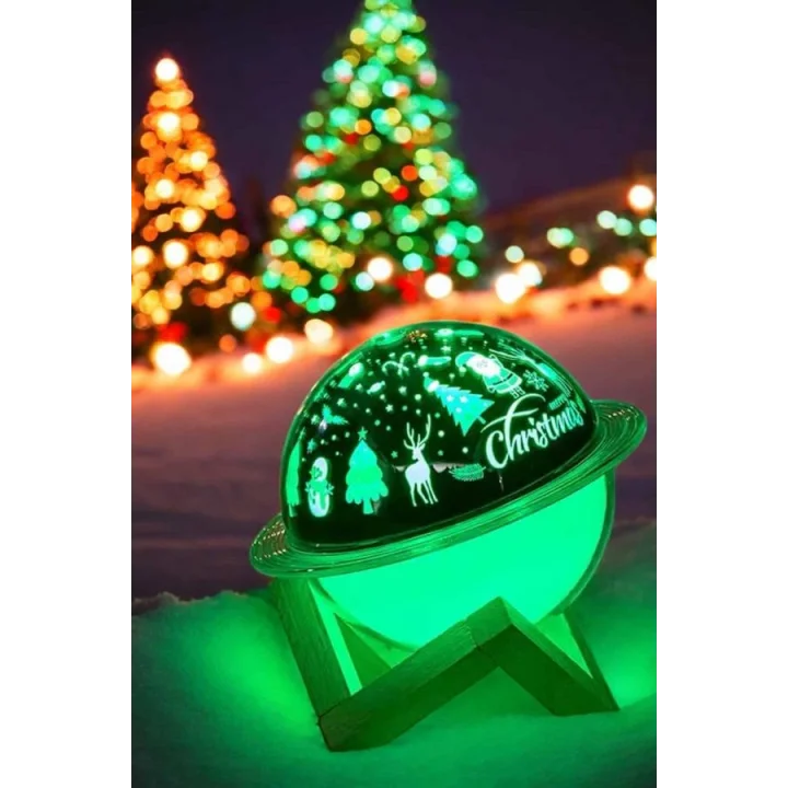 Mey İthalat® Hava Nemlendirici Masa ve Gece Lambası USB Projeksiyon Aromaterapi