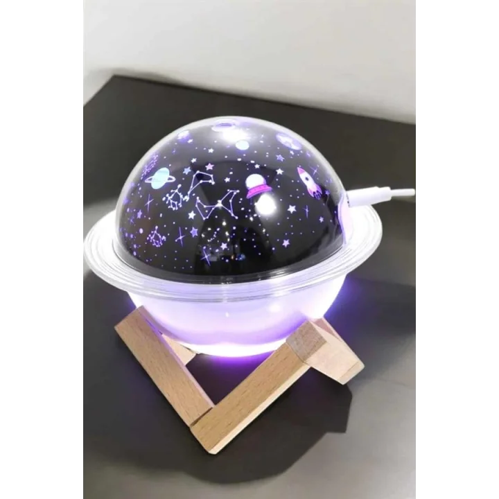 Mey İthalat® Hava Nemlendirici Projeksiyon Görünümlü USB Bağlantılı Aromaterapi