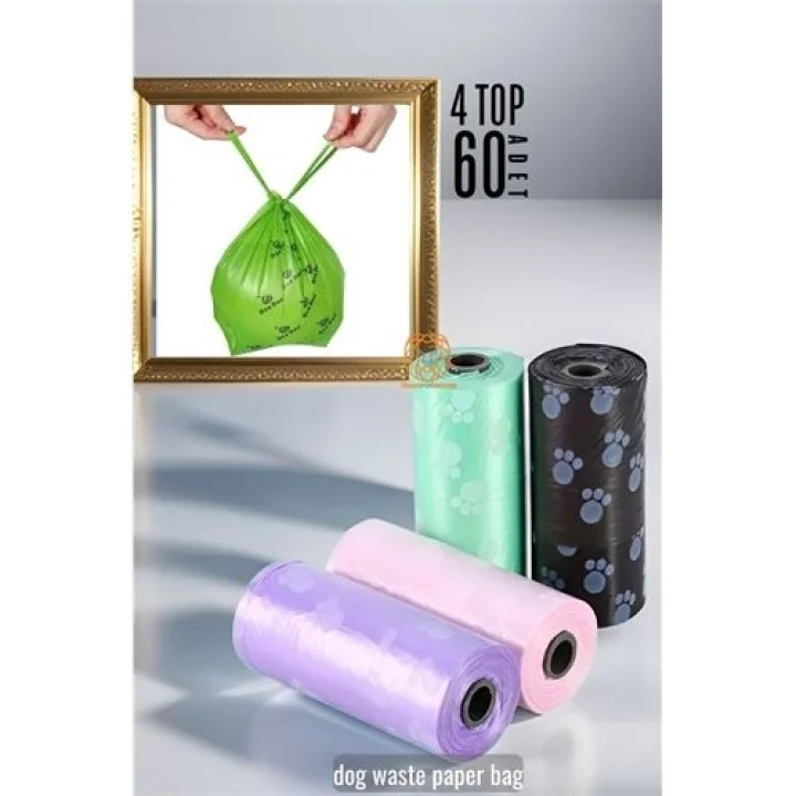 Mey İthalat® Hayvan Kaka Poşeti 60 Adet 720450