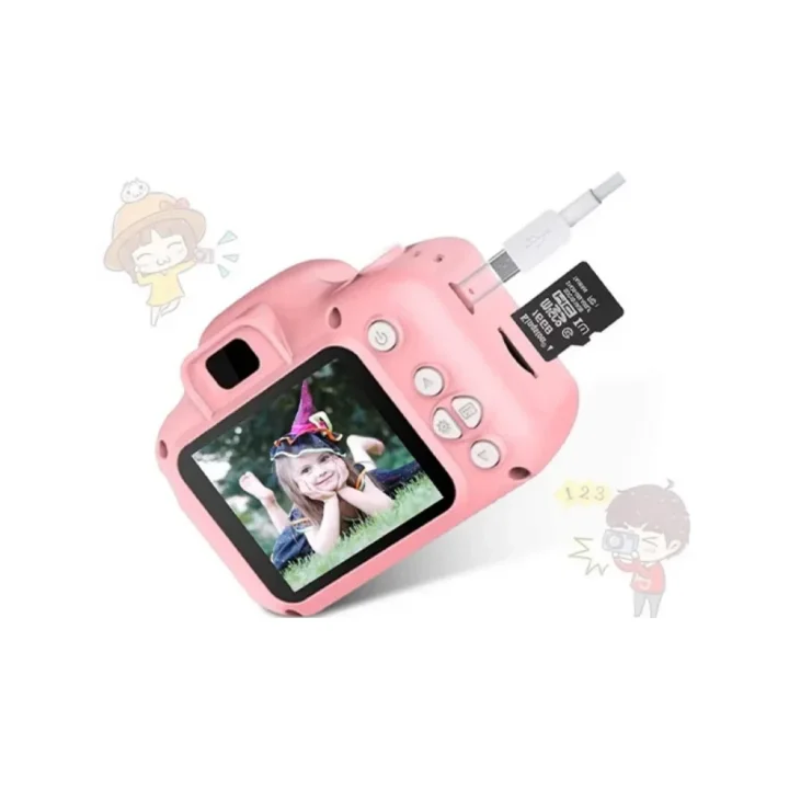 Mey İthalat® HD Video Kayıt Özellikli Mini Dijital Kamera Fotoğraf Çekimli USB Şarjlı