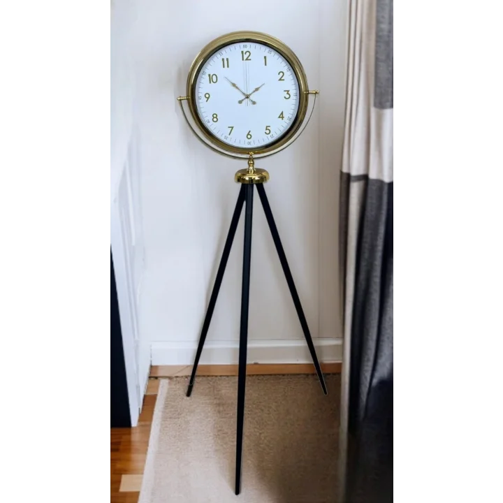 Mey İthalat® Heritage Gold Zarif Tripod Ayaklı Saat