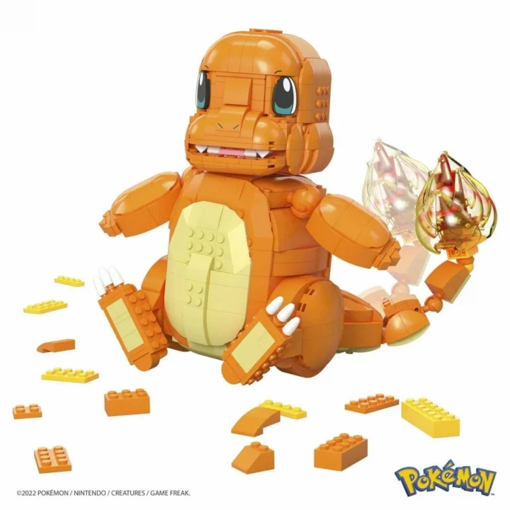 Mey İthalat® HHL13 MEGA™ Pokémon™ Jumbo Charmander 750 parça +10 yaş