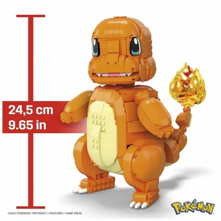 Mey İthalat® HHL13 MEGA™ Pokémon™ Jumbo Charmander 750 parça +10 yaş