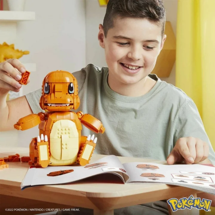 Mey İthalat® HHL13 MEGA™ Pokémon™ Jumbo Charmander 750 parça +10 yaş