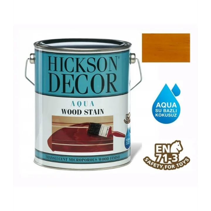 Mey İthalat® Hickson Decor Aqua Su Bazlı 5 LT Natural