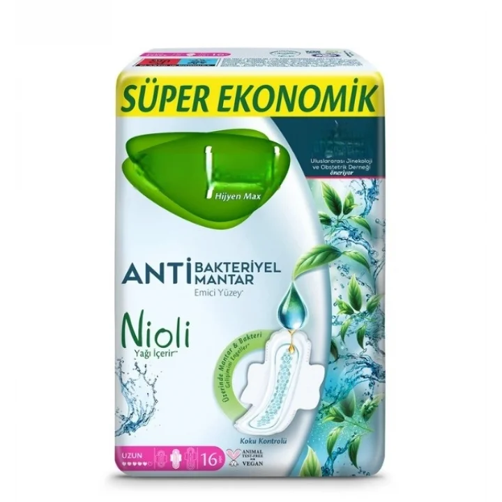 Mey İthalat® Hijyen Max Süper Eko Uzun Ped 16 Adet