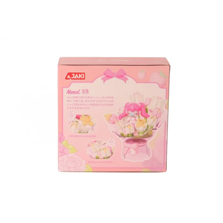 Mey İthalat® HK121 JAKİ ÇİÇEK BUKETİ 187 PARÇA BLOCK OYUNCAK