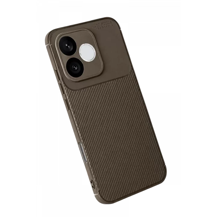 Mey İthalat®  Huawei Honor 600 Lite Auto Focus Karbon Kapak - Kahverengi