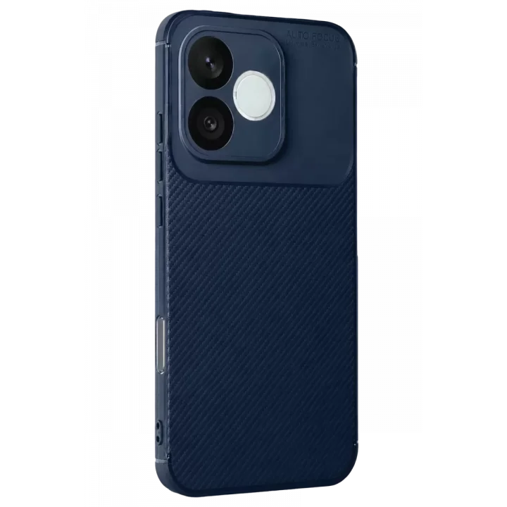 Mey İthalat®  Huawei Honor 600 Lite Auto Focus Karbon Kapak - Lacivert