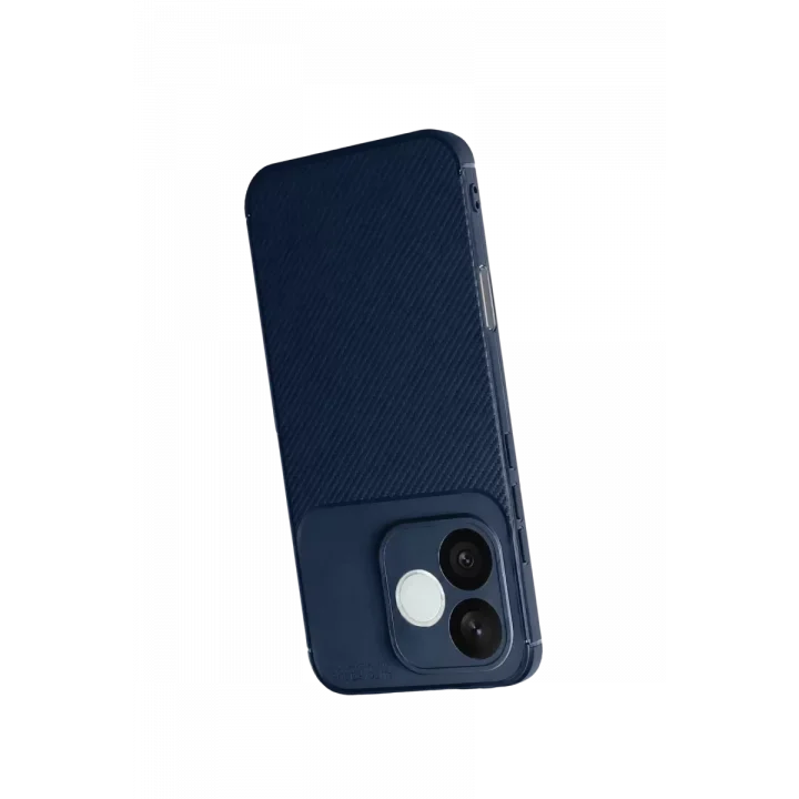 Mey İthalat®  Huawei Honor 600 Lite Auto Focus Karbon Kapak - Lacivert