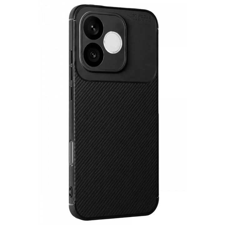 Mey İthalat®  Huawei Honor 600 Lite Auto Focus Karbon Kapak - Siyah