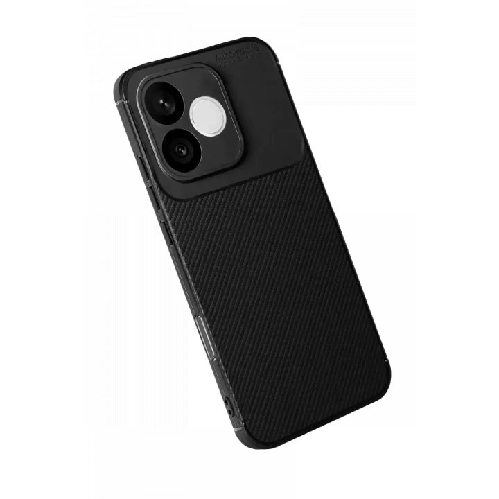 Mey İthalat®  Huawei Honor 600 Lite Auto Focus Karbon Kapak - Siyah