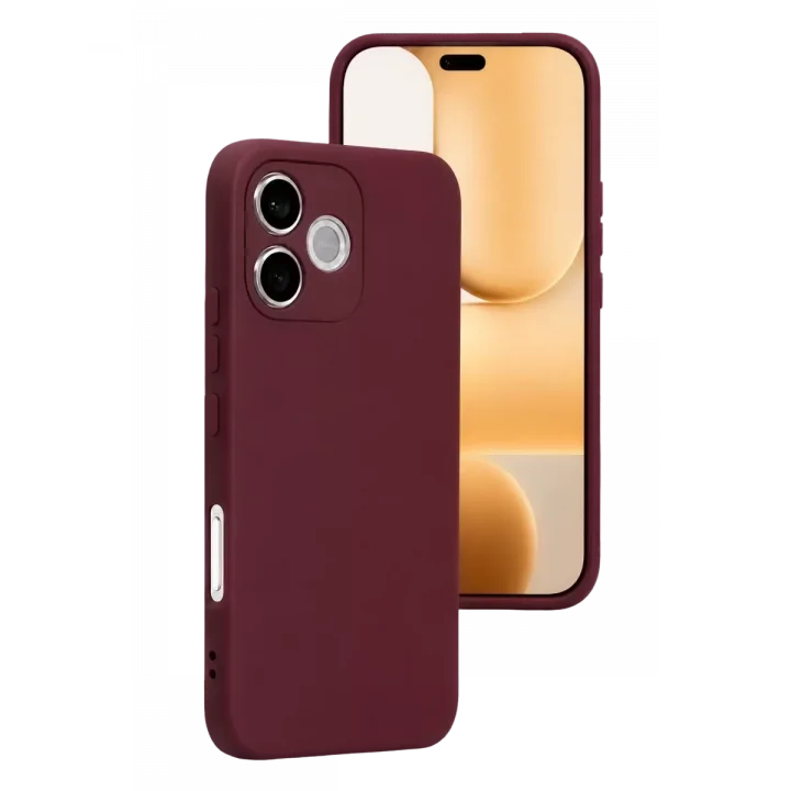 Mey İthalat®  Huawei Honor 600 Lite First Silikon - Bordo