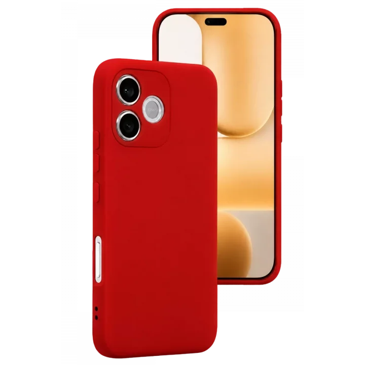 Mey İthalat®  Huawei Honor 600 Lite First Silikon - Kırmızı