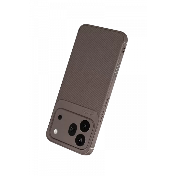 Mey İthalat®  Huawei Honor 600 Pro Auto Focus Karbon Kapak - Gri