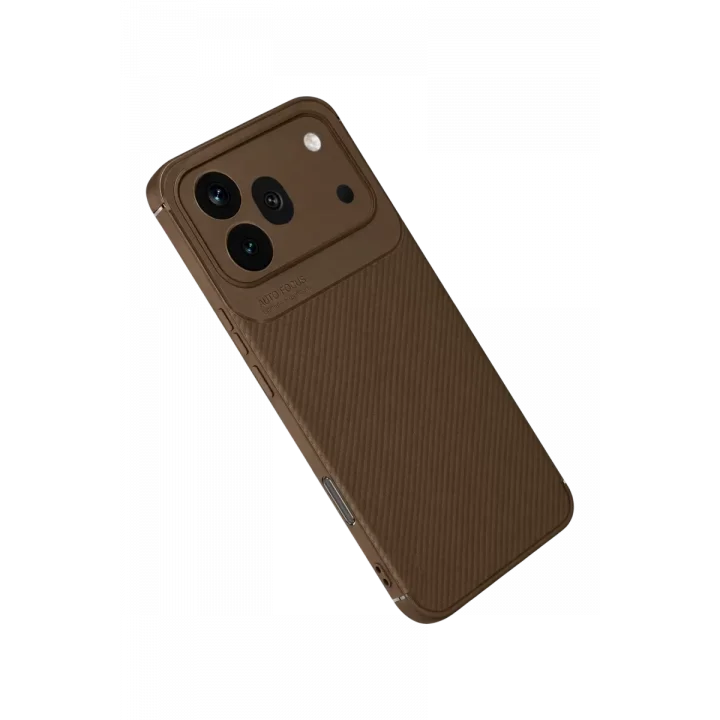 Mey İthalat®  Huawei Honor 600 Pro Auto Focus Karbon Kapak - Kahverengi