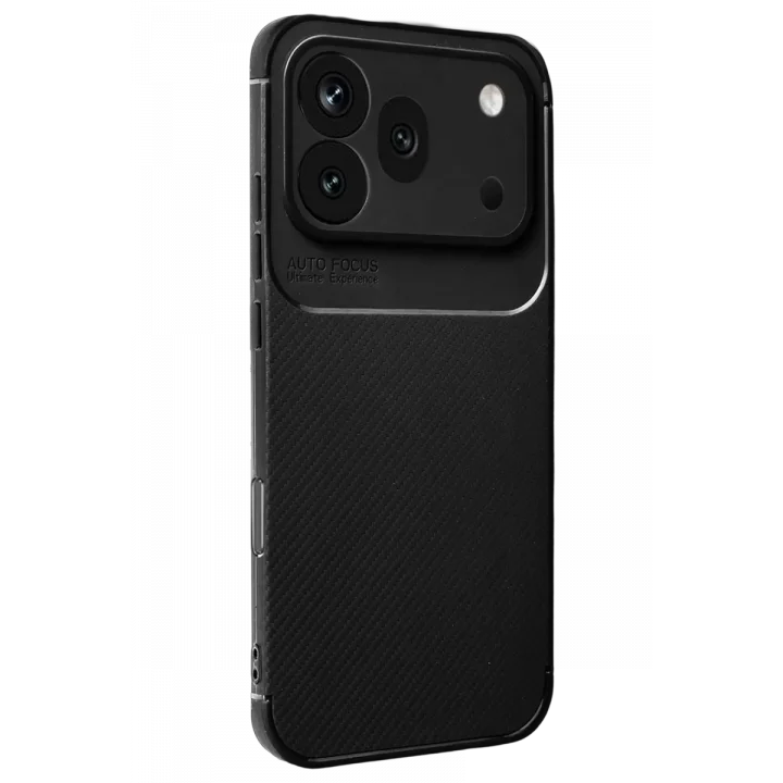 Mey İthalat®  Huawei Honor 600 Pro Auto Focus Karbon Kapak - Siyah