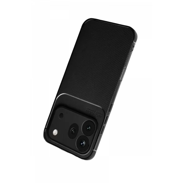 Mey İthalat®  Huawei Honor 600 Pro Auto Focus Karbon Kapak - Siyah