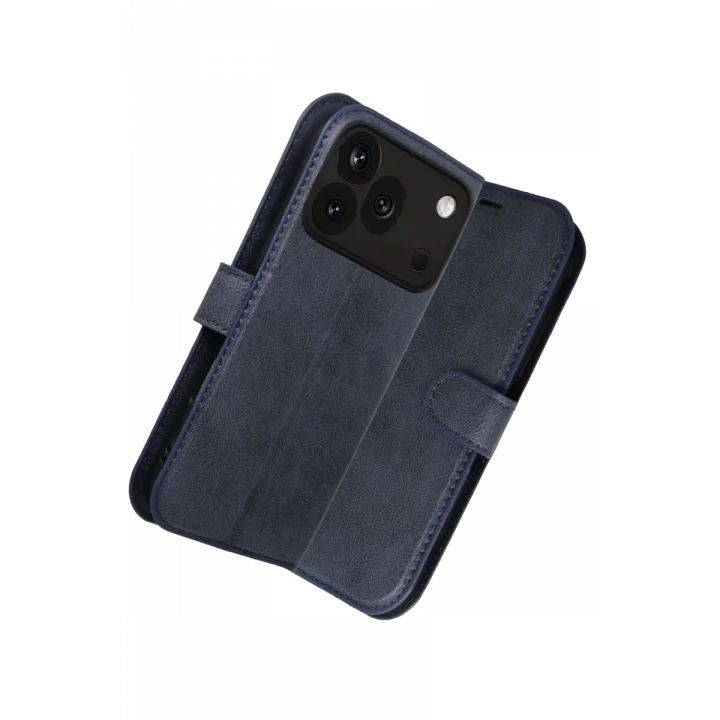 Mey İthalat®  Huawei Honor 600 Pro Trend S Plus Kapaklı Kılıf - Lacivert