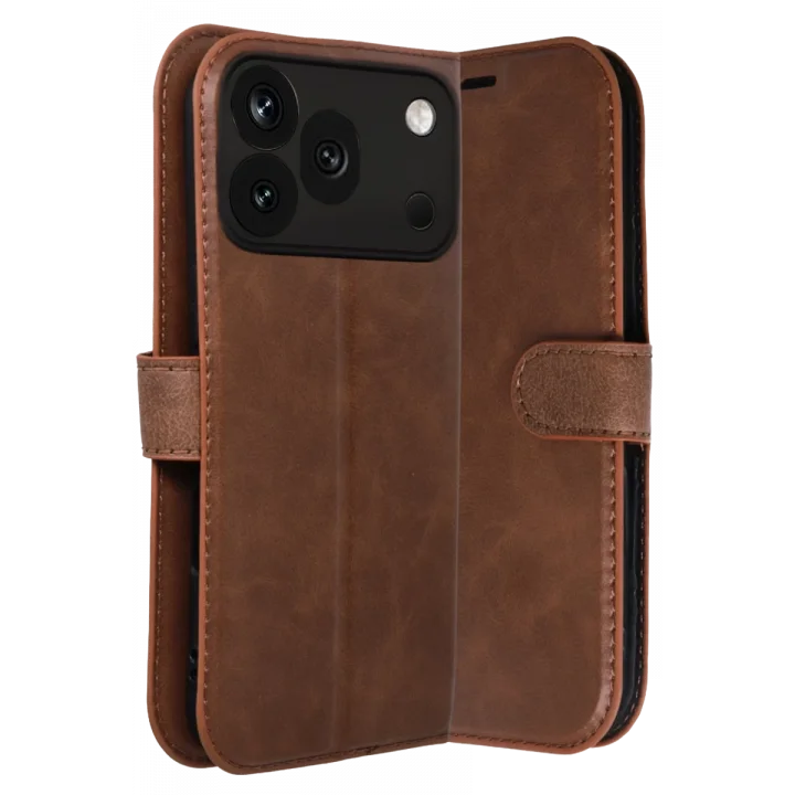 Mey İthalat®  Huawei Honor 600 Pro Trend S Plus Kapaklı Kılıf - Taba