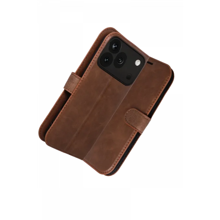 Mey İthalat®  Huawei Honor 600 Pro Trend S Plus Kapaklı Kılıf - Taba