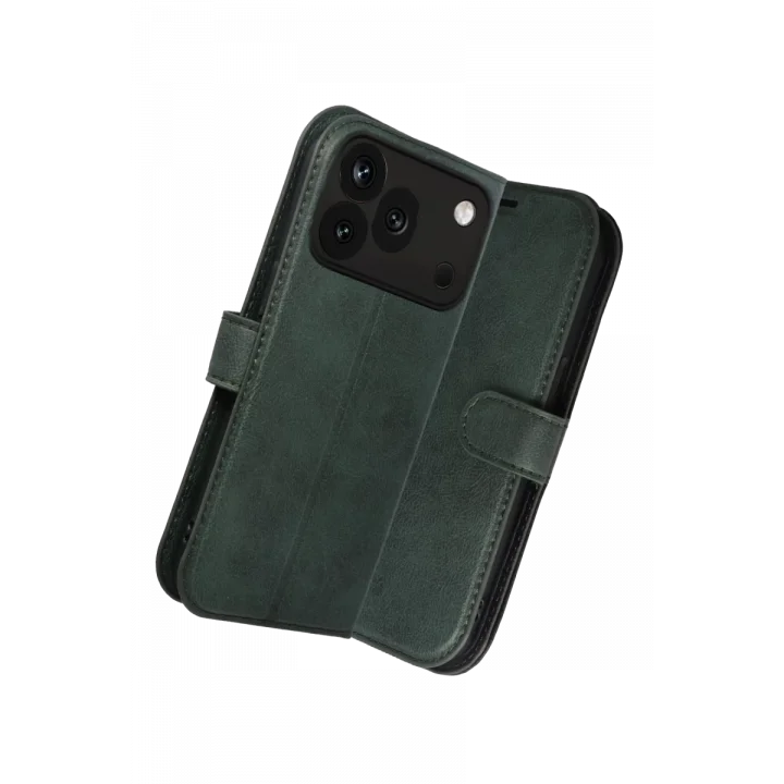 Mey İthalat®  Huawei Honor 600 Pro Trend S Plus Kapaklı Kılıf - Yeşil