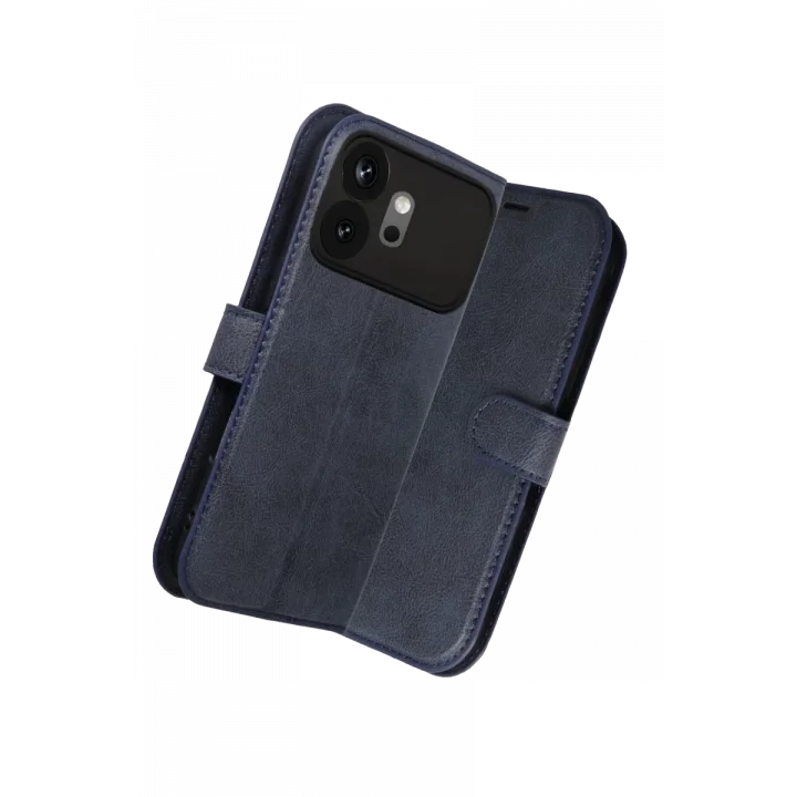 Mey İthalat®  Huawei Honor 600 Trend S Plus Kapaklı Kılıf - Lacivert