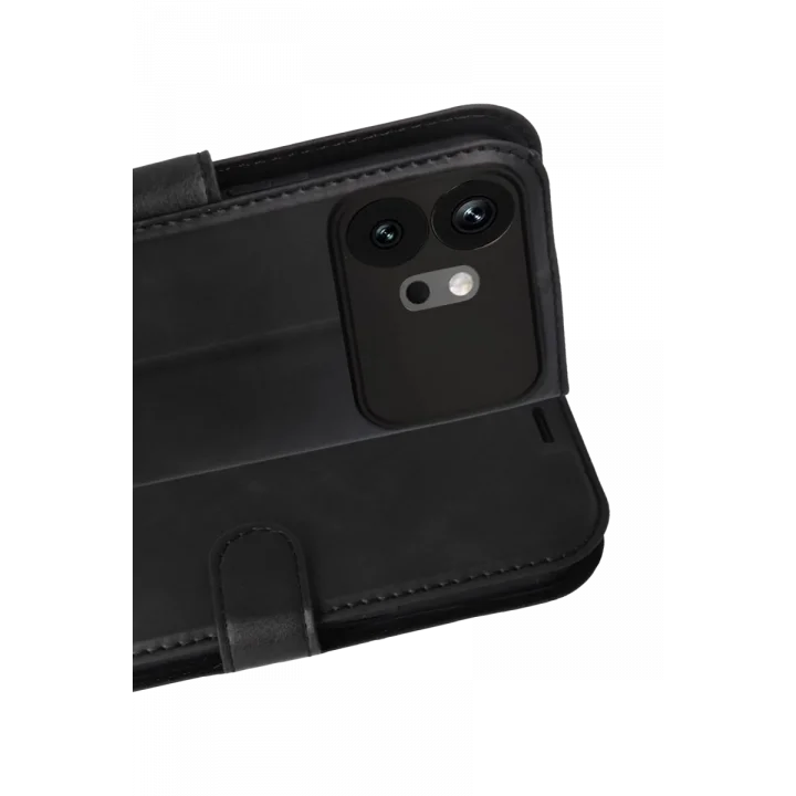 Mey İthalat®  Huawei Honor 600 Trend S Plus Kapaklı Kılıf - Siyah