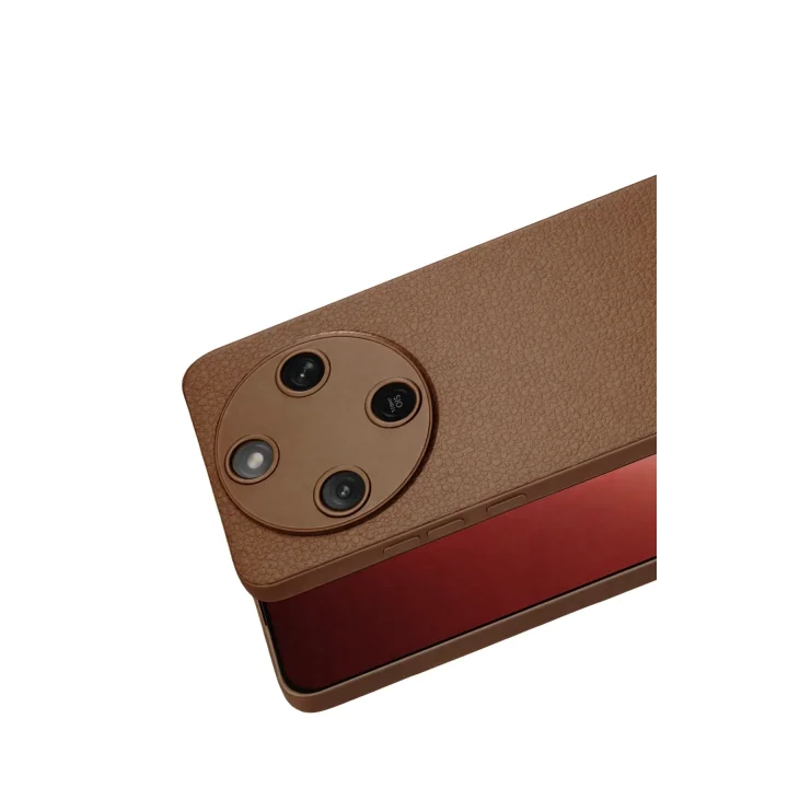 Mey İthalat®  Huawei Honor Magic 8 Lite Thermax Silikon Kılıf - Kahverengi