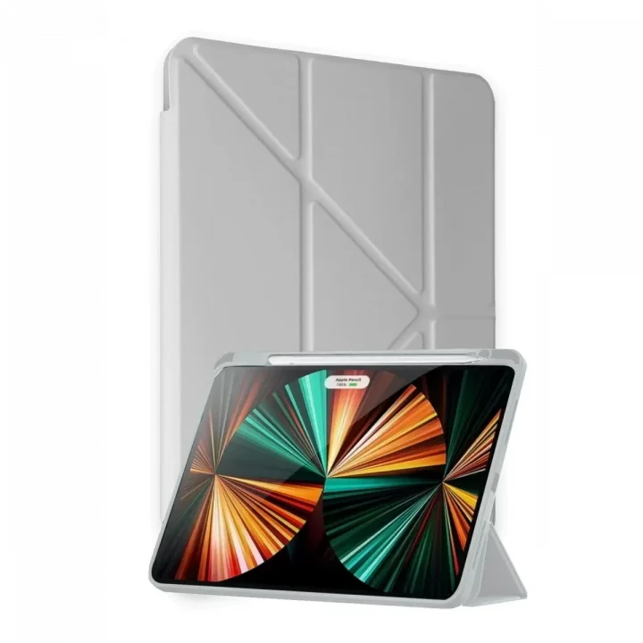 Mey İthalat®  Huawei Honor Pad X9A Kalemlikli Mars Tablet Kılıfı - Gri