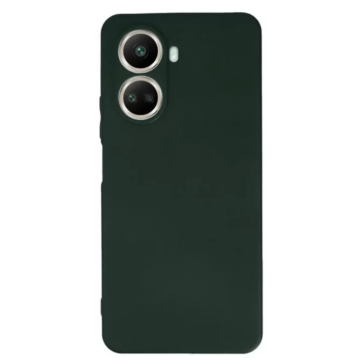Mey İthalat®  Huawei Nova 10 SE Kılıf First Silikon - Koyu Yeşil
