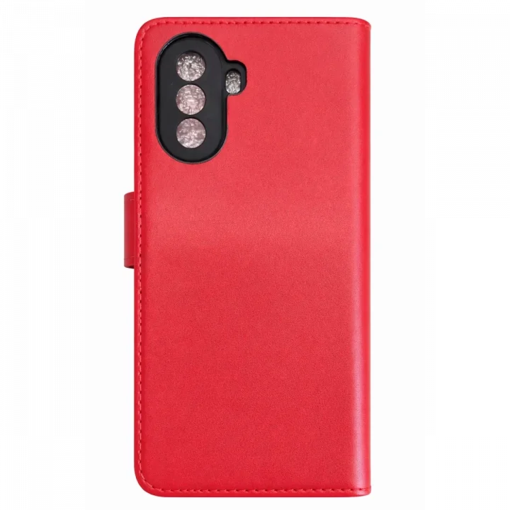 Mey İthalat®  Huawei Nova Y70 Trend S Plus Kapaklı Kılıf - Kırmızı