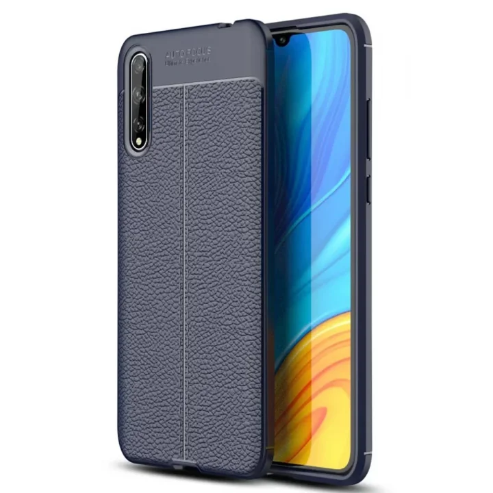 Mey İthalat®  Huawei P Smart S Kılıf Auto Focus Kapak - Lacivert