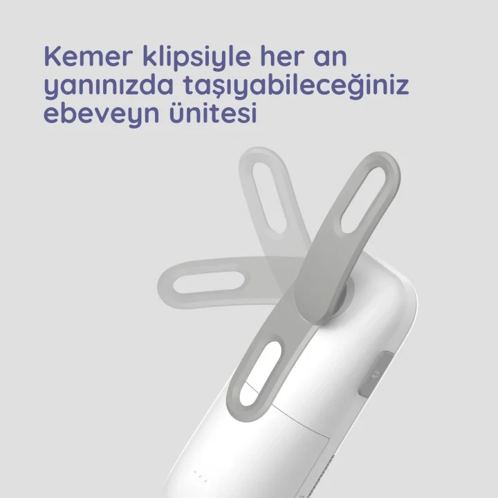 Mey İthalat® Hubble Sense Glow Dijital Bebek Telsizi HBL03