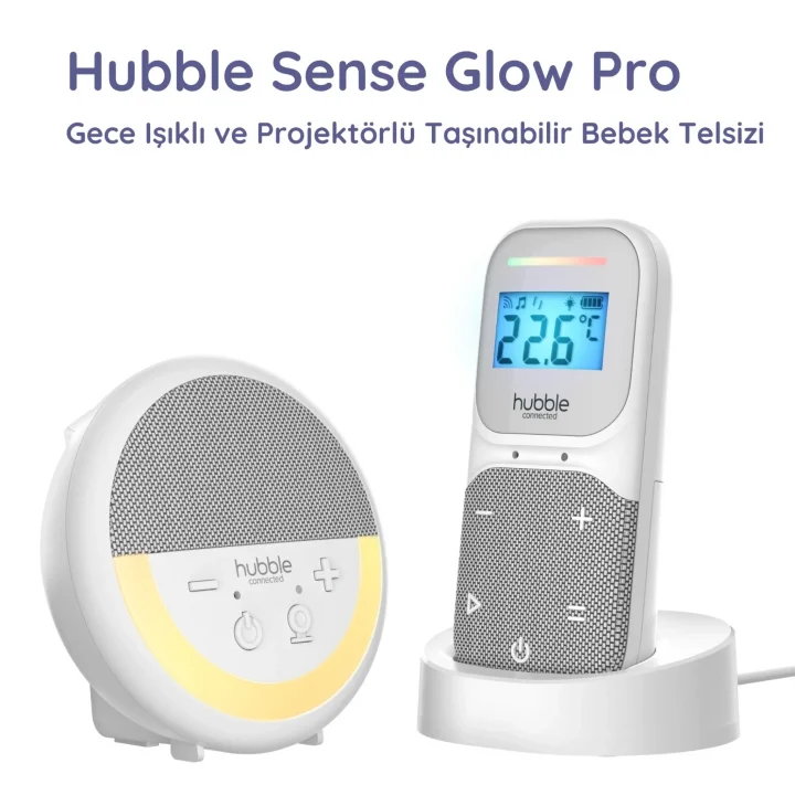 Mey İthalat® Hubble Sense Glow Pro Dijital Bebek Telsizi HBL04