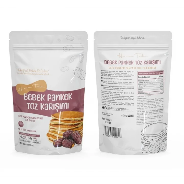 Mey İthalat® Hurma Tozlu Bebek Pankek Toz Karışımı 300 Gr