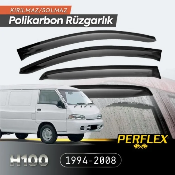 Mey İthalat® Hyundai H100 Minibüs 1994-2008 Cam Rüzgarlığı V2 Düz