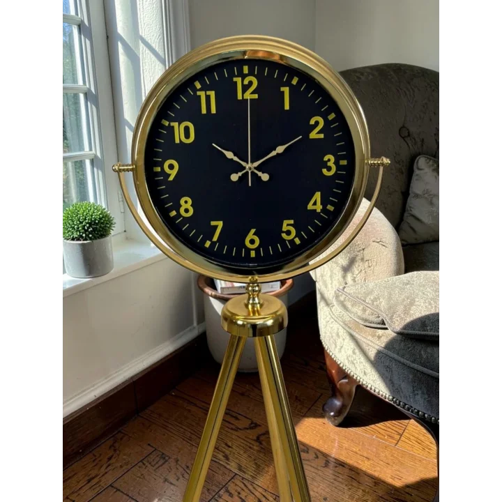 Mey İthalat® Imperial Gold Tripod Ayaklı Saat