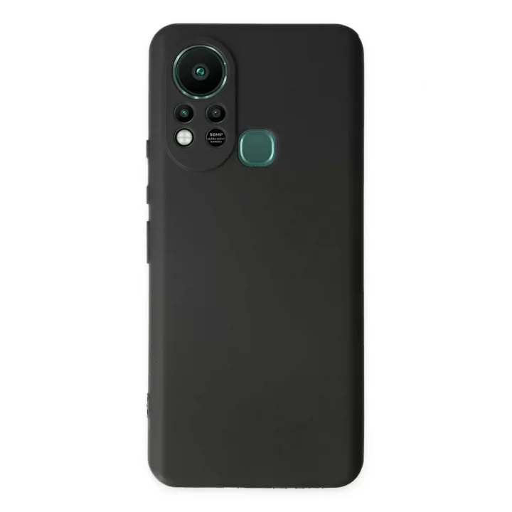 Mey İthalat®  İnfinix Hot 11s Kılıf First Silikon - Siyah