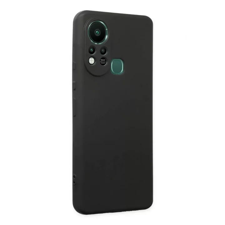 Mey İthalat®  İnfinix Hot 11s Kılıf First Silikon - Siyah