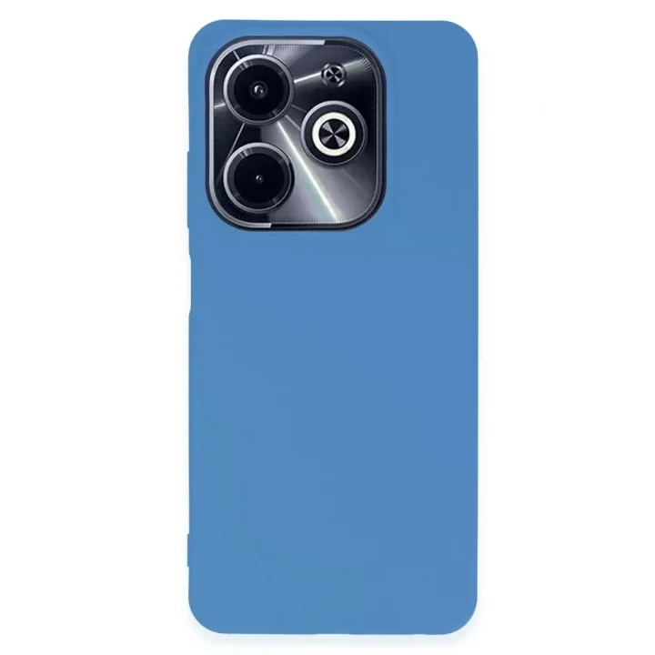 Mey İthalat®  İnfinix Hot 40i Kılıf First Silikon - Mavi