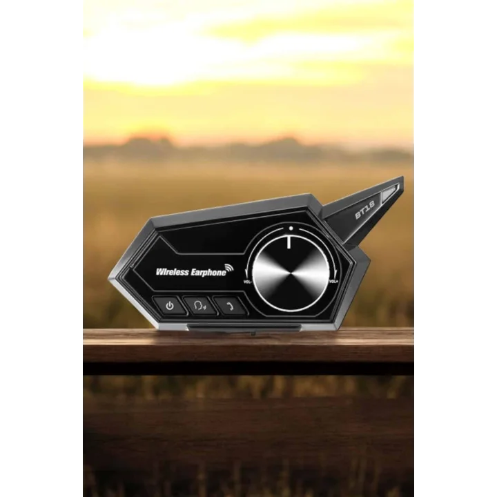 Mey İthalat® Intercom Kask Kulaklığı ANC Özelliği Yüksek Ses Kaliteli Bluetooth Kulaklık
